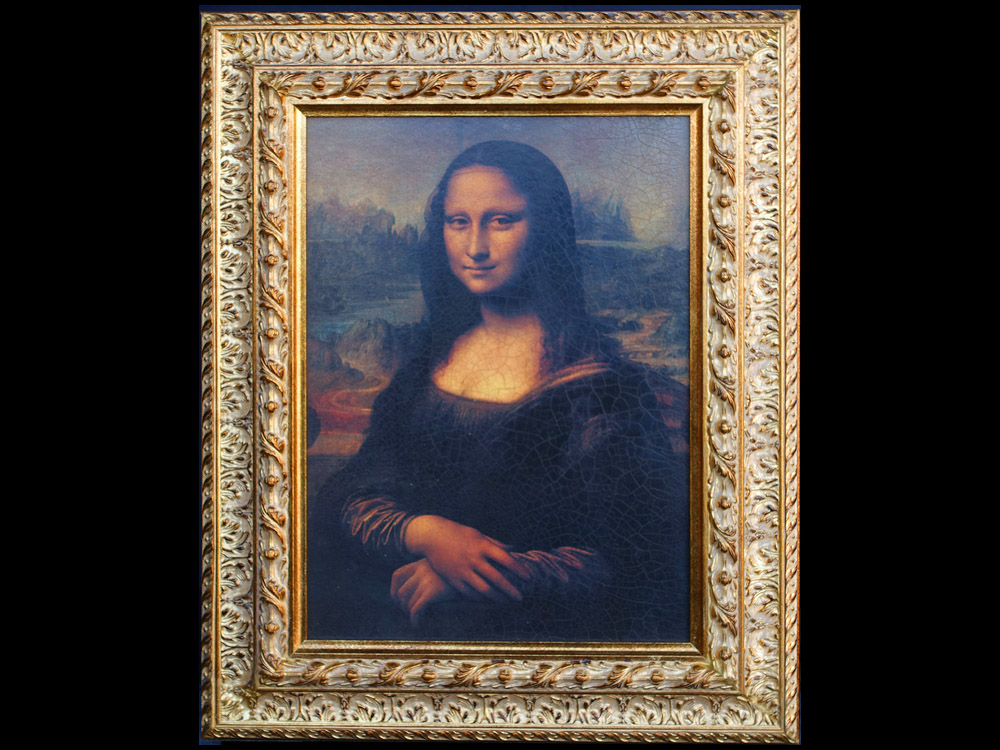 世界の名画 複製画 『モナリザ』レオナルド・ダ・ヴィンチ